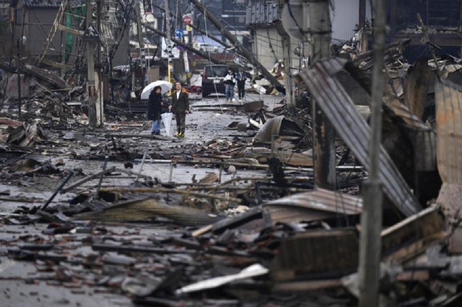 Aumentó a 73 el número de muertos por terremoto en Japón