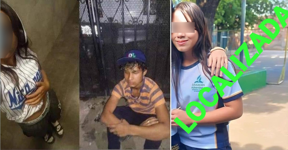 Jovencita reportada como desaparecida es localizada con vida en Nicaragua