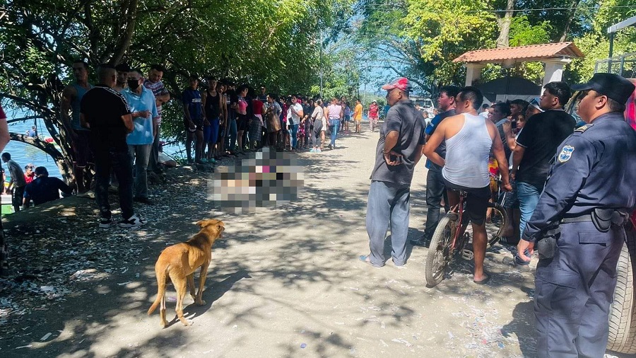 Hombre se ahoga en la laguna de Olomega, La Unión