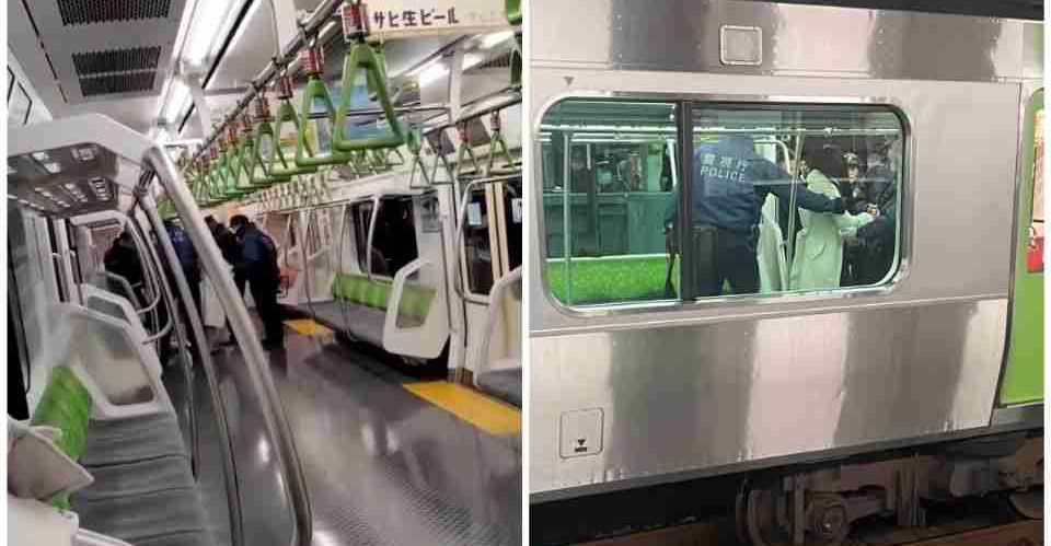 Una mujer acuchilla a 4 personas en el metro de Tokio