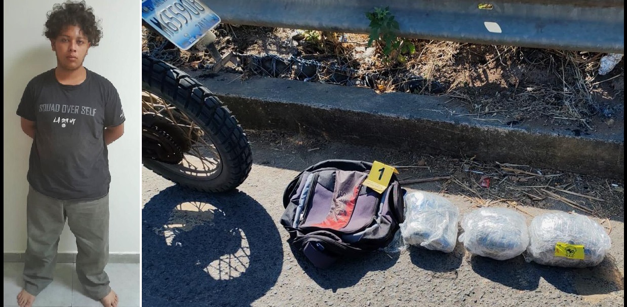 PNC sorprende a sujeto con abundante droga en Ahuachapán