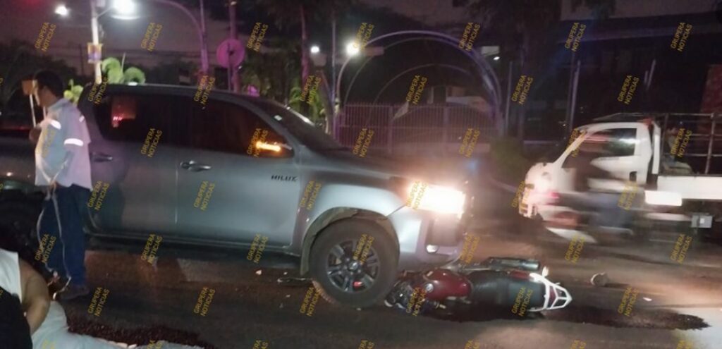 Conductor pierde un pie tras ser impactado por vehículo con placa nicaragüense