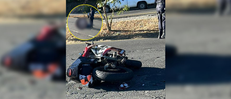 Motociclista resulta gravemente lesionado tras accidentarse en carretera Panamericana