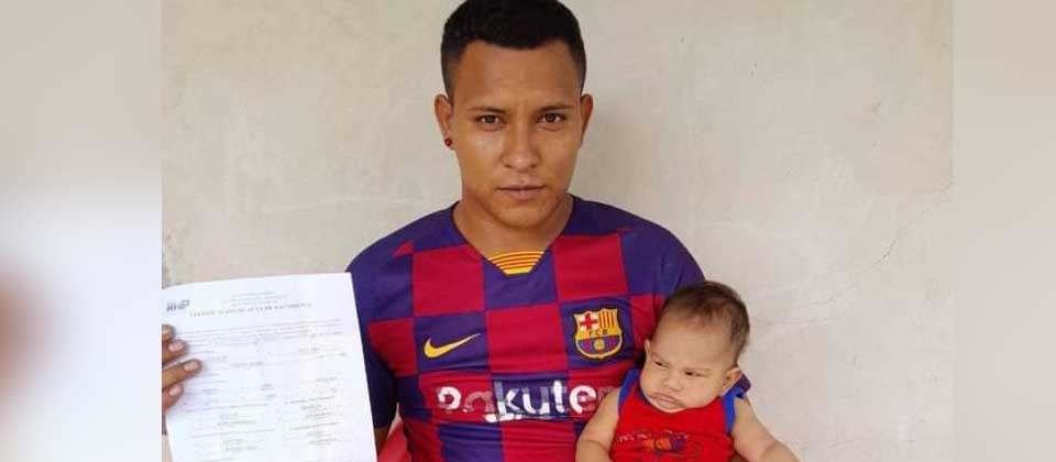 Padre de familia decide registrar a su hijo como Leo Messi Aguilar Guevara