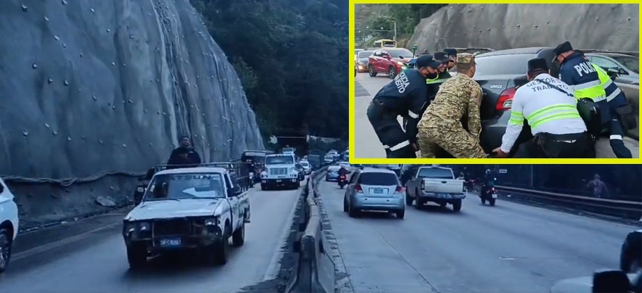 Habilitan por completo tramo en los Chorros tras accidente de tránsito