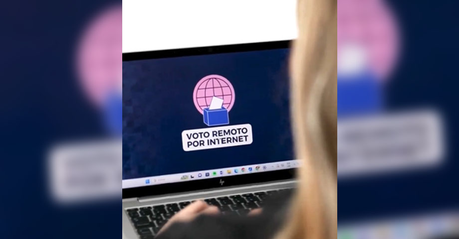 Voto remoto por internet desde el extranjero comienza este sábado