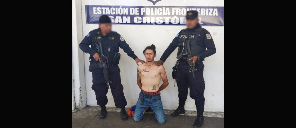 Capturan a sicario de la MS que se escondía en Guatemala por temor a la cárcel