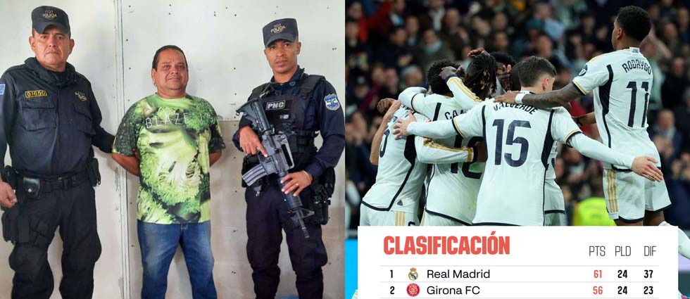 Capturan a sujeto que celebró el triunfo del Madrid disparando al aire en San Vicente