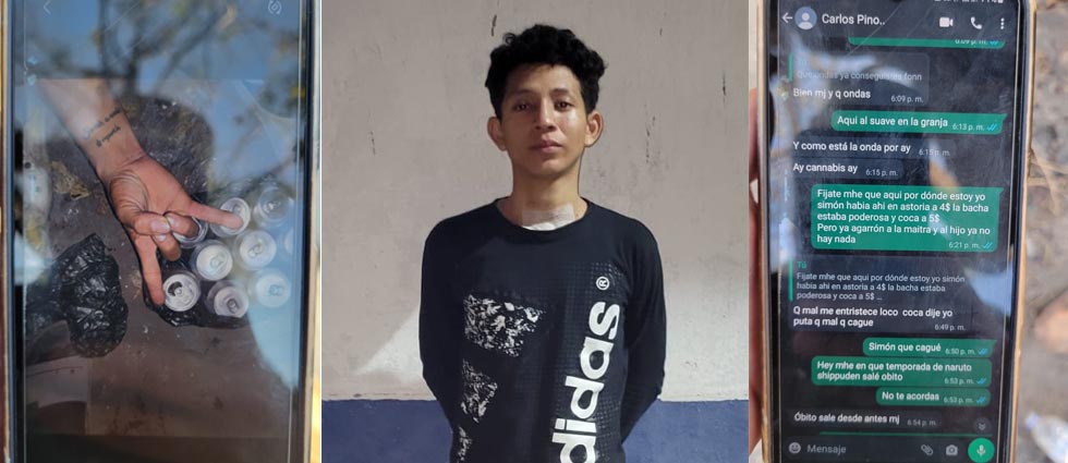 Detienen a sujeto y le hallan información que lo vincula a la MS