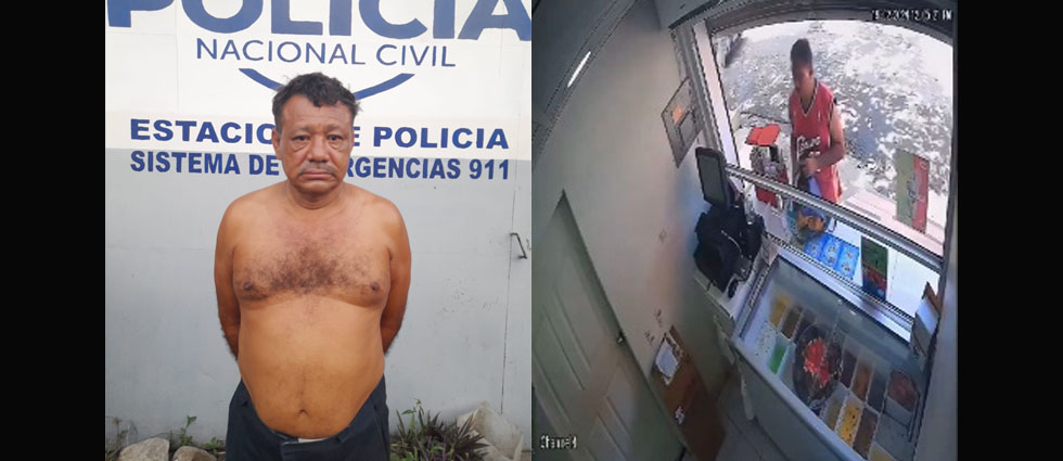 Detienen a sujeto que hurtó caja de propinas de los empleados de un negocio