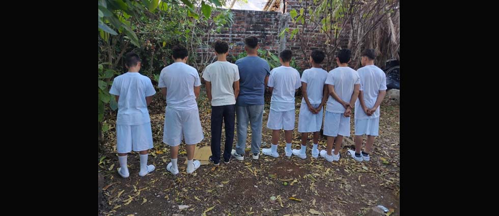 Capturan a 6 menores de la MS que querían reclutar a otros estudiantes en su escuela