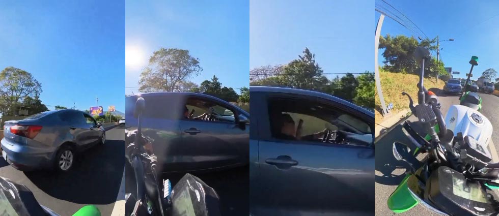 Interceptan y multan a irresponsable por usar el celular al conducir