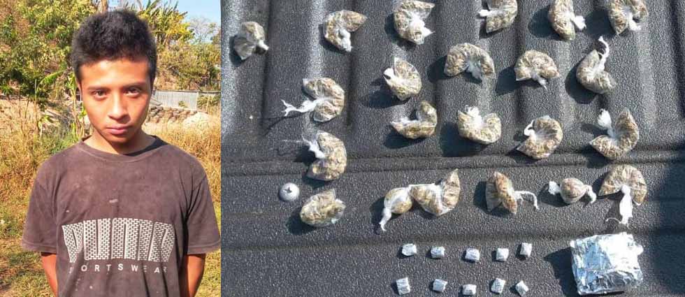 Capturan a sujeto tras hallarle drogas en La Libertad