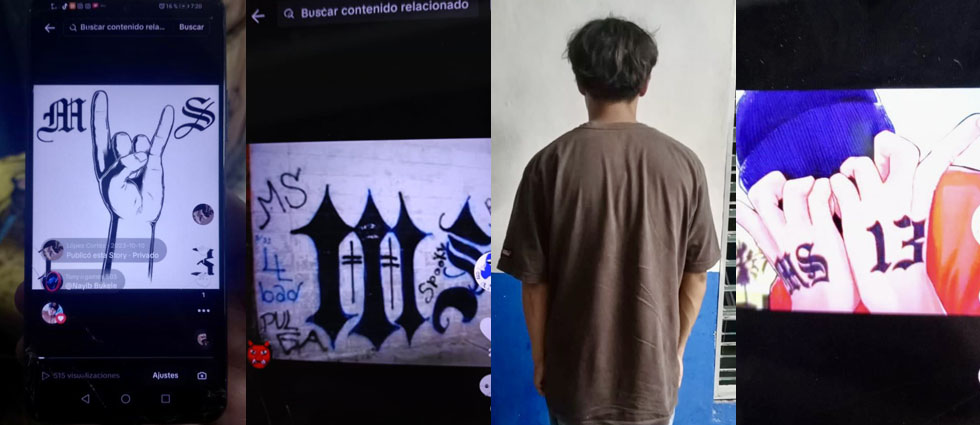 Arrestan a menor tras hallarle información que lo vincula a la MS