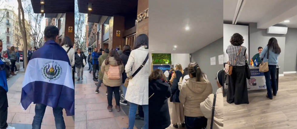¡Diáspora en Madrid acude masivamente a votar!