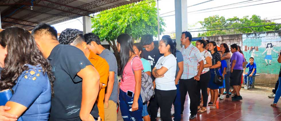Personas que lleguen antes de las 5:00 p.m. podrán emitir el sufragio aunque estén fuera del centro de votación