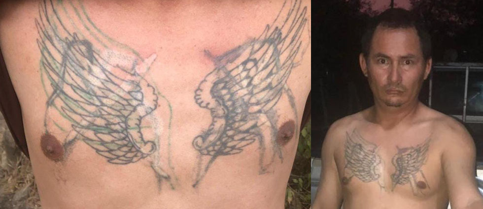 Capturan a MS que ocultó tatuajes con otros diseños