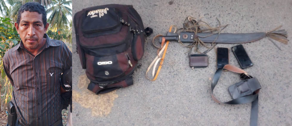 Capturan a hombre que asesinó a su compañera de vida en San Vicente