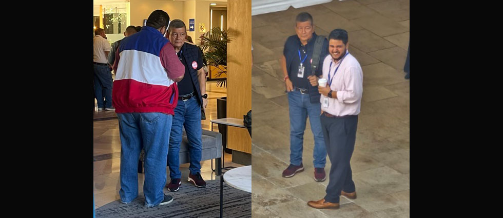 Así departen los partidos de oposición en el escrutinio