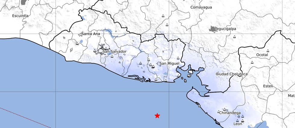 Sismo en Usulután sacude parte del país esta noche de viernes