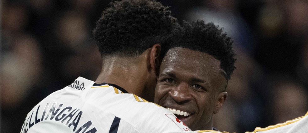 Golpe de líder: el Madrid golea al Girona con exhibición de Vinícius