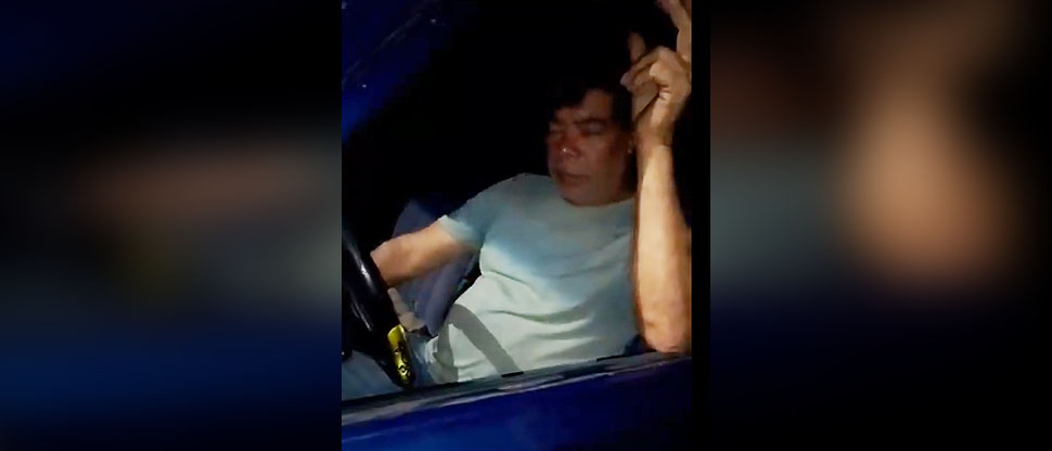Perdido en el alcohol, así captaron a un conductor en La Libertad