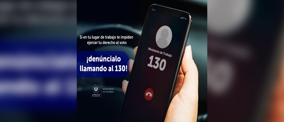 Habilitan call center para denunciar a empleadores que no dejer votar a empleados