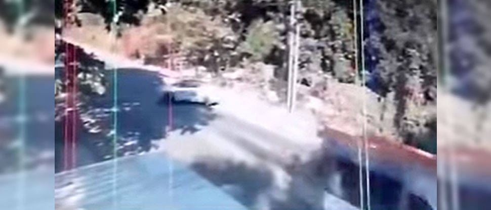 Captan momento cuando motociclista fallece al chocar contra vehículo en carretera Troncal del Norte