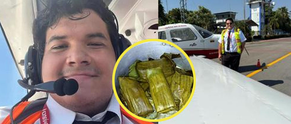 Vendiendo tamales, joven logra pagar sus estudios de aviación en Colombia