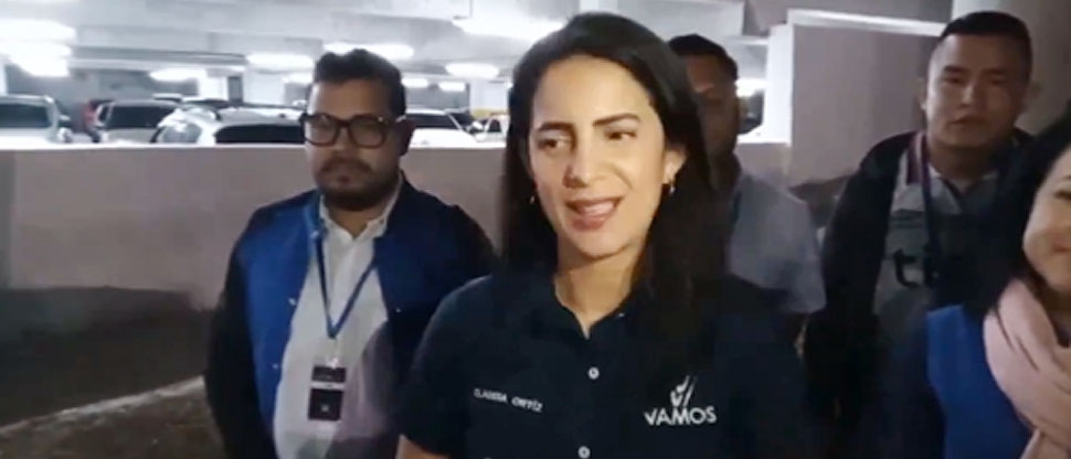 Claudia Ortiz insiste que Vamos es la segunda fuerza política en San Salvador
