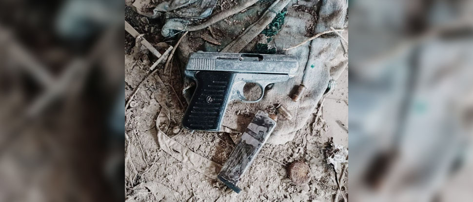 Militares localizan arma abandonada en zona rural de San Vicente