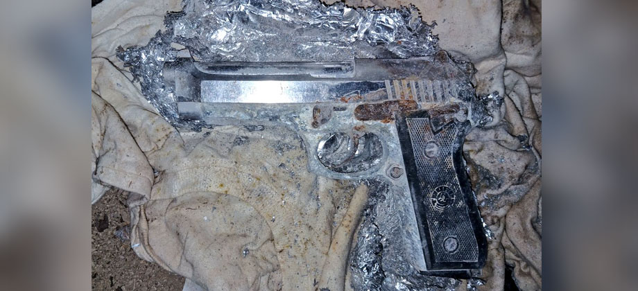 Denuncia ciudadana permite ubicar arma de fuego abandonada en Cabañas