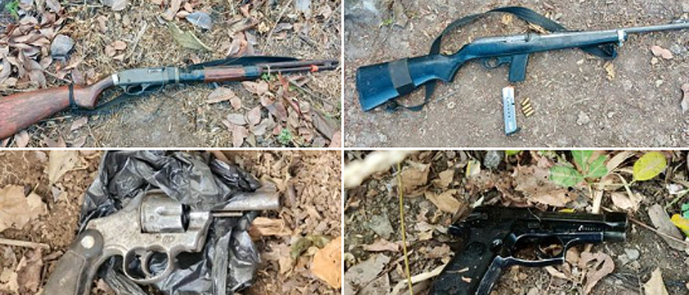 Más armamento ilícito está siendo abandonado por pandilleros que temen ser capturados