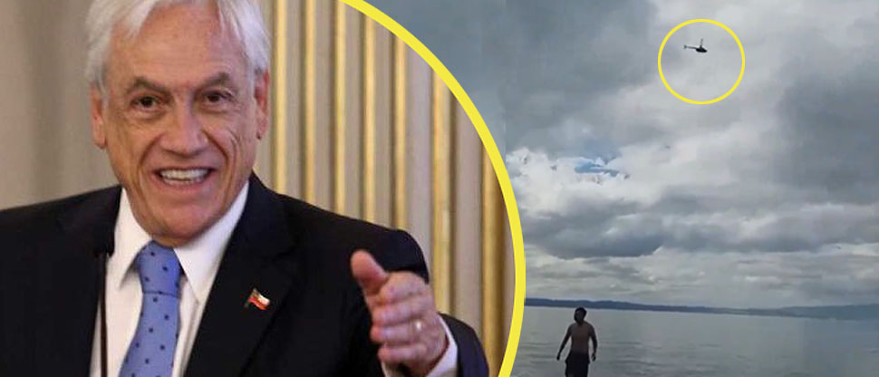 Captan minutos antes de estrellarse helicóptero donde viajaba expresidente de Chile