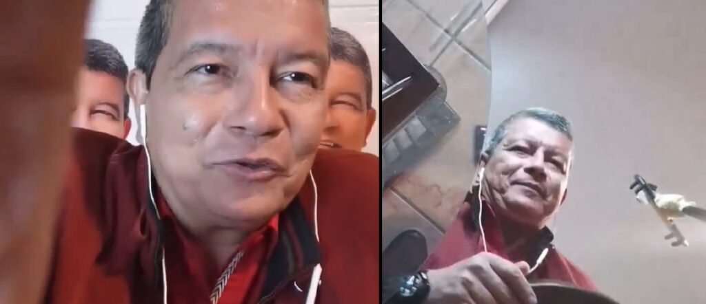 Chino Flores pasa un bochornoso momento mientras transmitía en vivo para sus seguidores