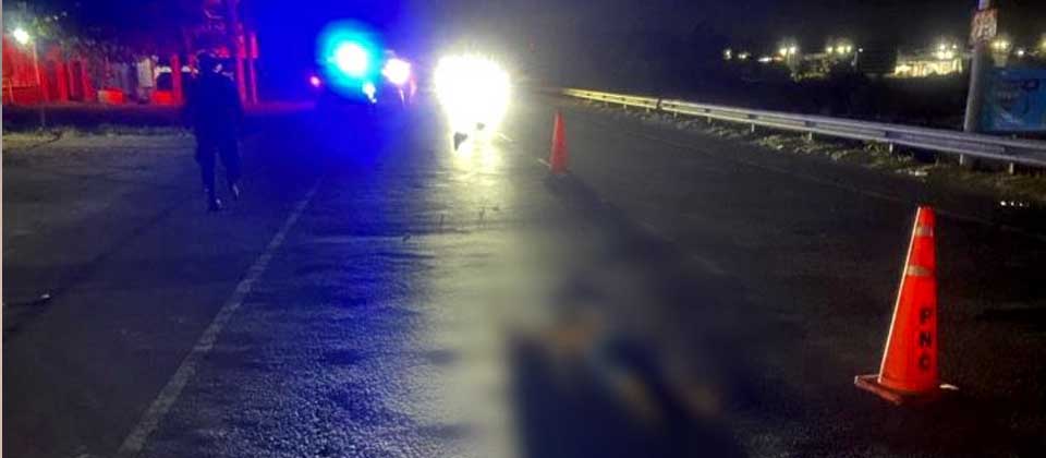 Fallece un hombre tras ser atropellado en Usulután