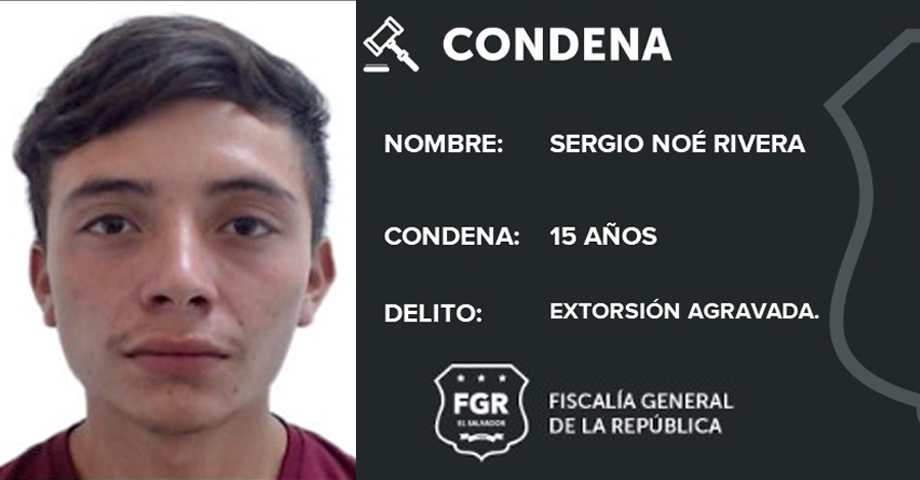 Pandillero que pretendía vivir de la extorsión en condenado a prisión