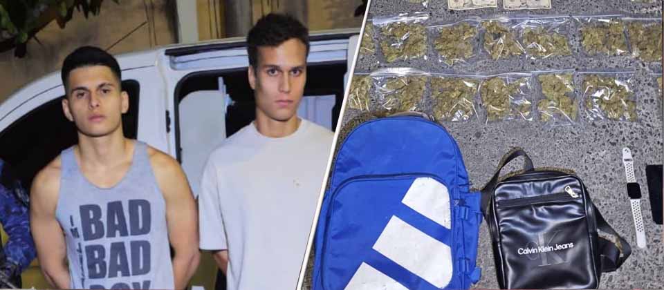 Tras denuncia ciudadana, detienen a sujetos que vendían droga en Santa Tecla