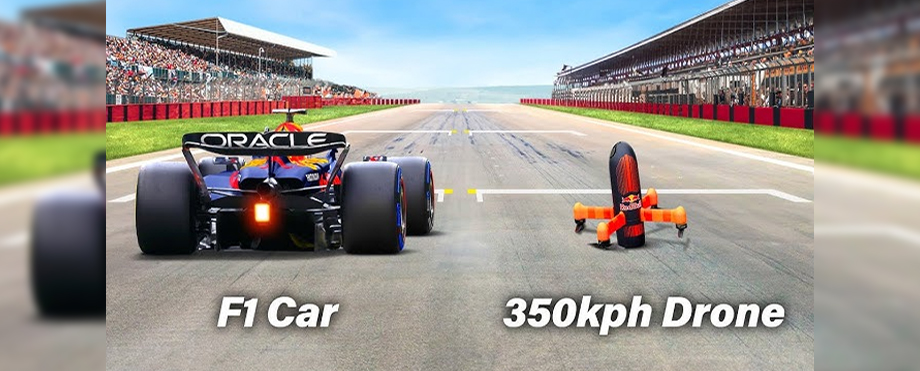 Fórmula 1 | Ponen a prueba el Rocket Drone, capaz de recorrer 350 kilómetros por hora