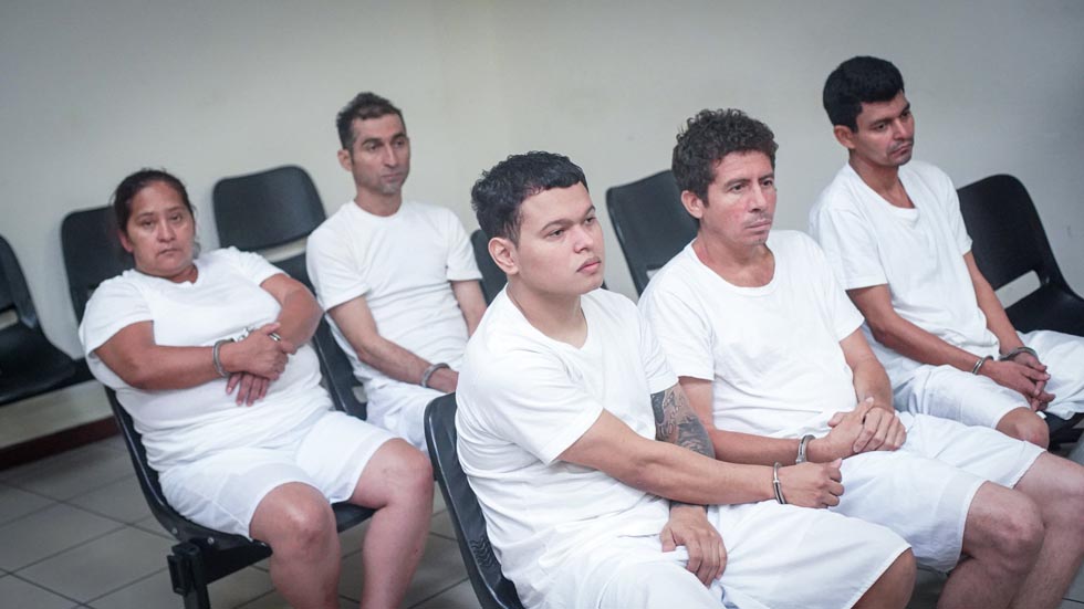 Nueve pandilleros son enviados tras las rejas en Chalatenango