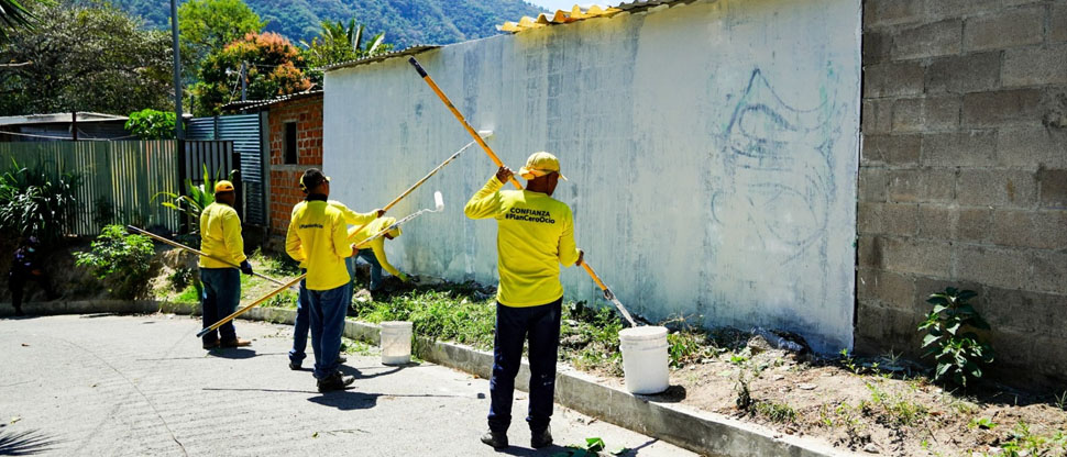 Privados de libertad continúan eliminando vestigios de pandillas que aún quedan en el país