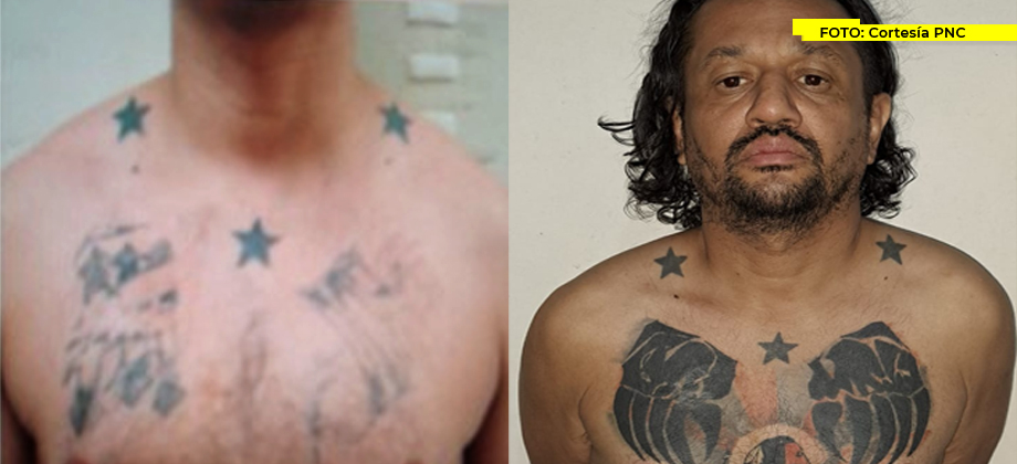 Homeboy capturado | Intentó taparse los tatuajes de su pandilla, pero resultó en vano