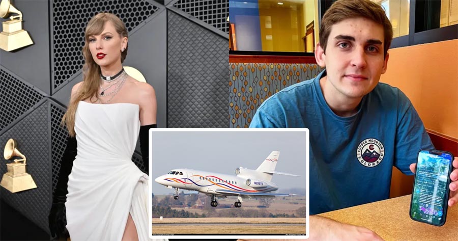 Taylor Swift amenaza con demandar a un estudiante que rastrea su jet privado