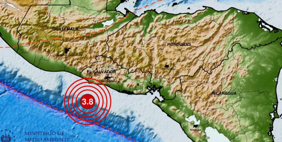 Otro fuerte sismo sacude a El Salvador, la mañana de este martes