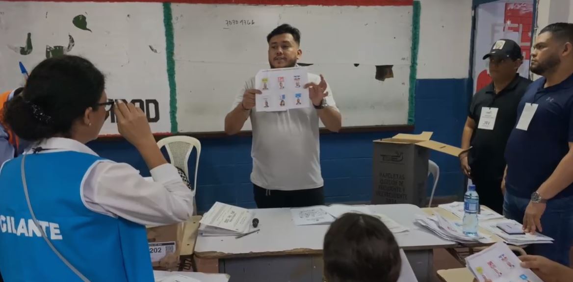 Inicia conteo de votos con una clara ventaja para Nuevas Ideas