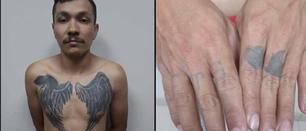 Agentes capturan a peligroso MS que tapó sus tatuajes de la mara por miedo a la justicia