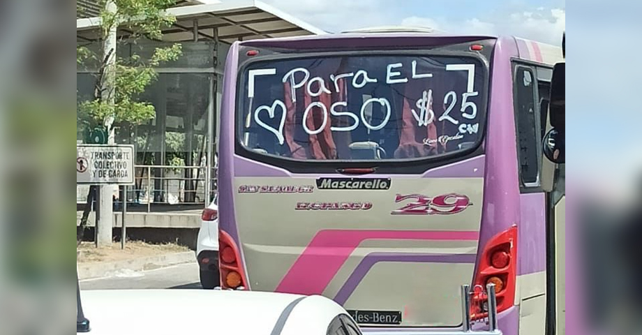 VIRAL: Ruta de buses anuncia que pasa cerca de popular motel este 14 de febrero