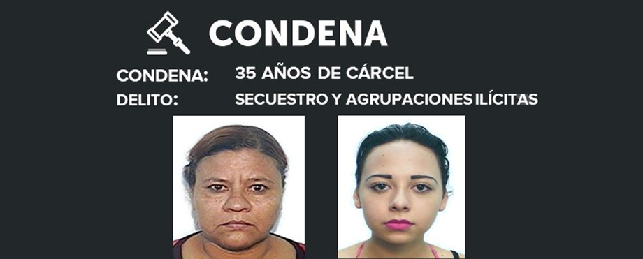 Más de 30 años de cárcel es la condena impuesta a mujeres que organizaron un secuestro
