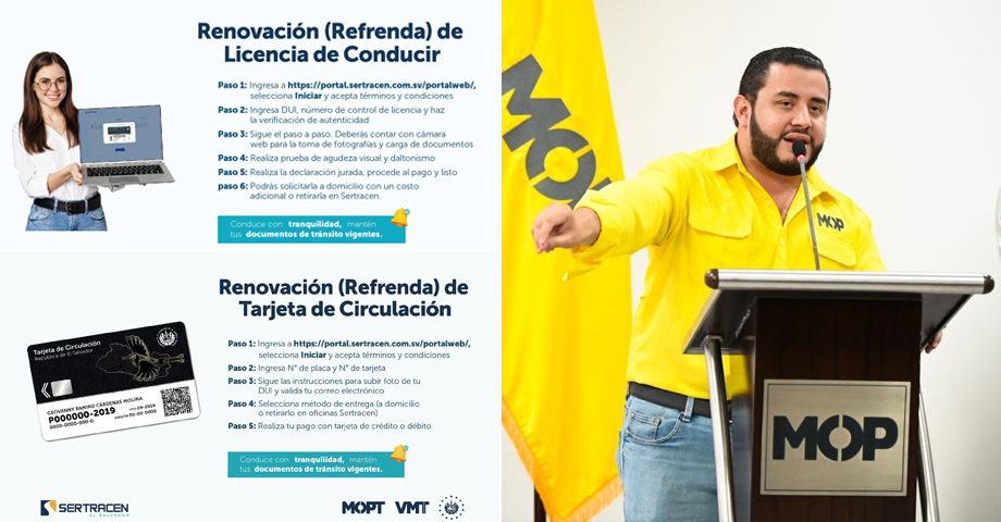 Anuncian nuevos servicios en línea para tramitar tarjeta de circulación y licencia de conducir