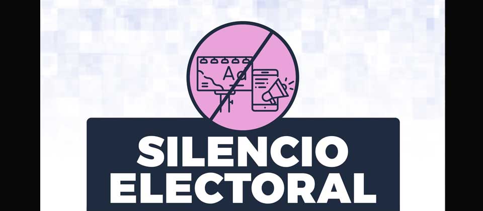 Inicia este jueves el silencio electoral